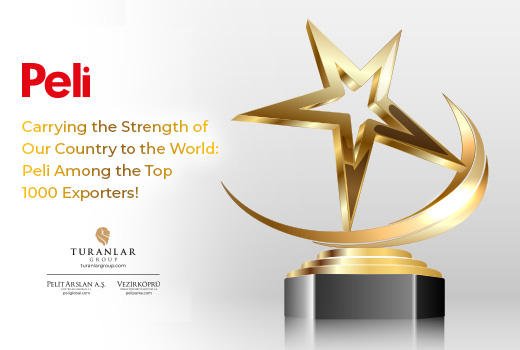 PELI ranks among Türkiye’s Top 1000 Exporters!